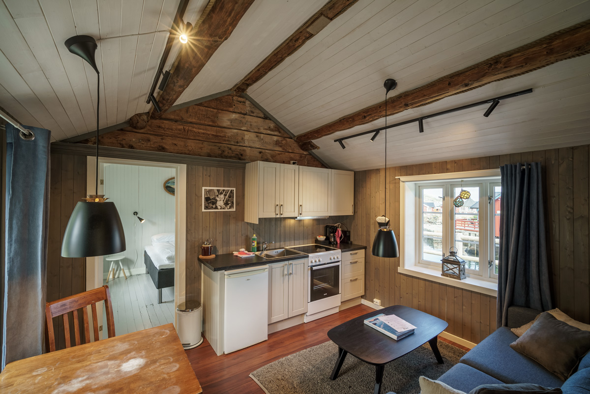 Authentic style in the rorbu.