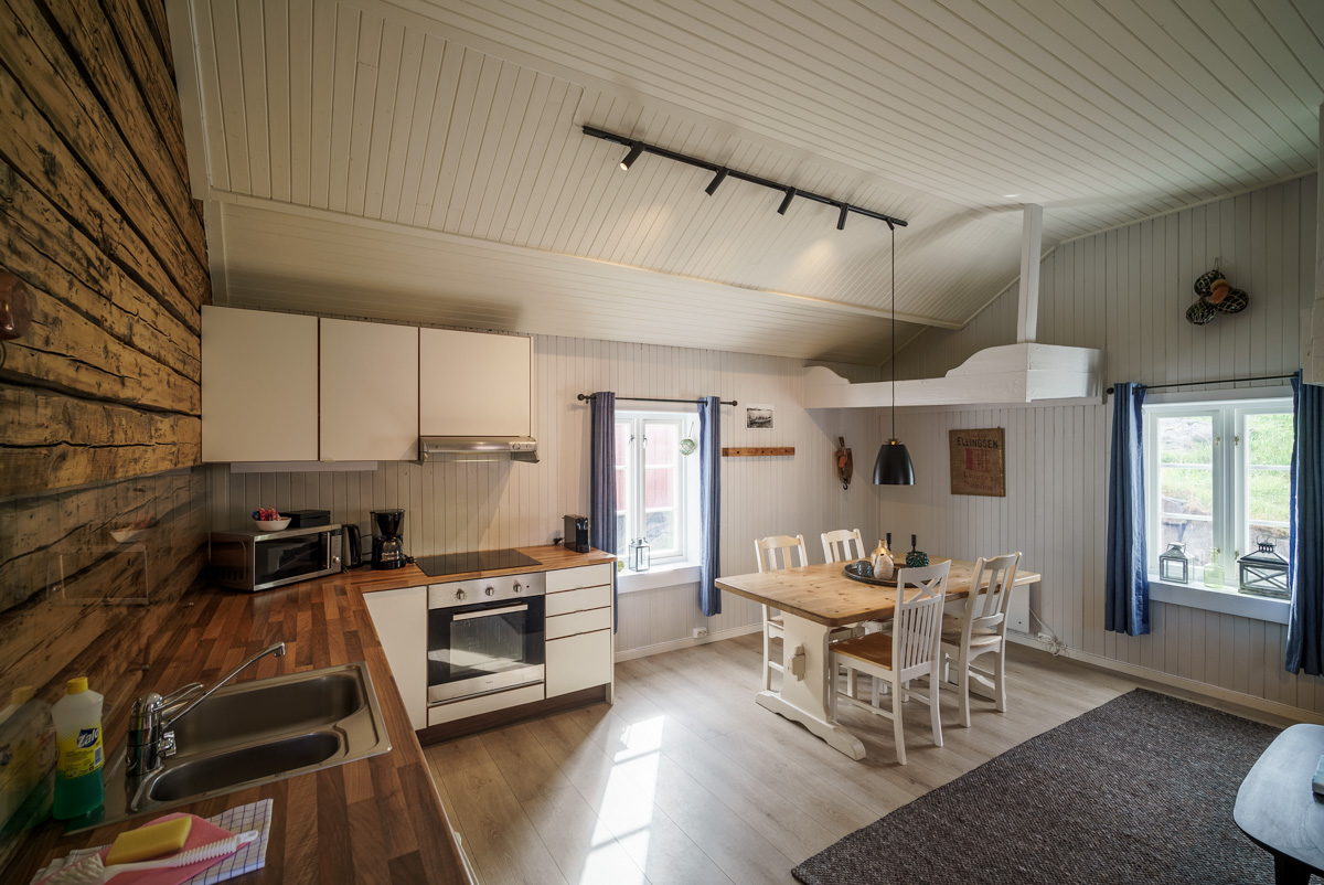 One of the rorbu cabins at Å Rorbuer